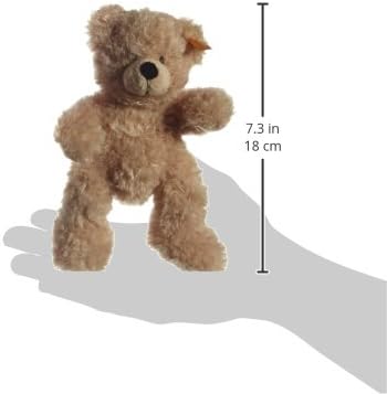 Steiff Fynn Teddy Bear - 18cm Beige Plush Stuffed Animal