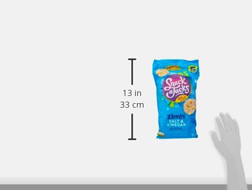 Snack a Jacks Salt & Vinegar 5 x 19g Rice & Corn Cakes