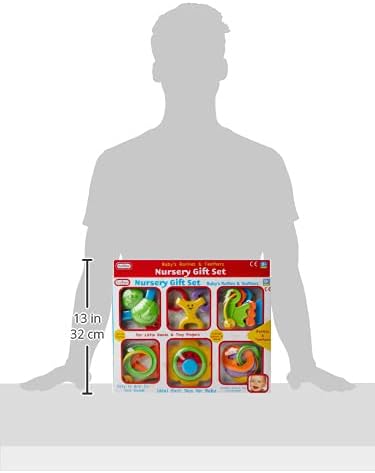 Fun Time Baby Rattles & Teethers Nursery Gift Set - 6-Piece Developmental Playset for Infants