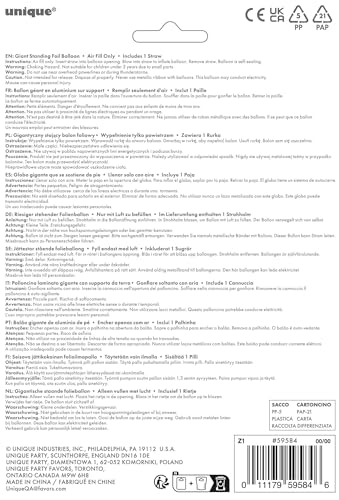 Majestic Silver Number 4 Foil Balloon - Elegant Standalone Party Decor for Milestone Celebrations