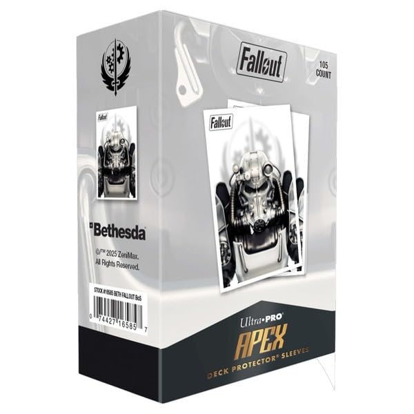 Ultra Pro Fallout Brotherhood of Steel APEX Deck Protector Sleeves (105 Count)