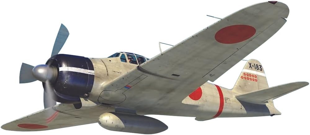 Airfix Mitsubishi A6M2b Zero 1:72 Scale Model Kit - 47 Piece Building Set for Beginners