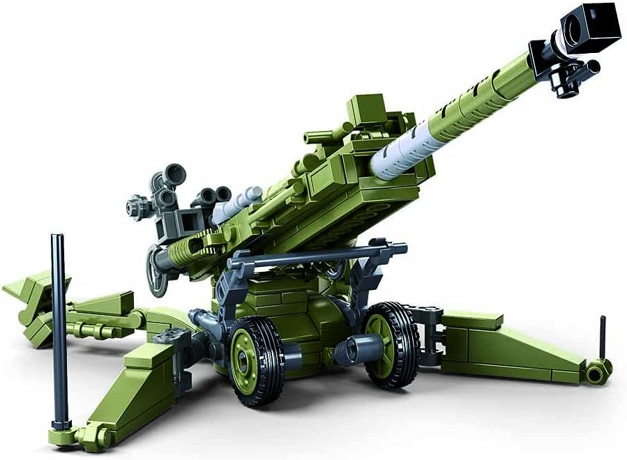 Sluban M777 Howitzer Artillery Building Set - 258pcs, Multicolored, Ages 6+