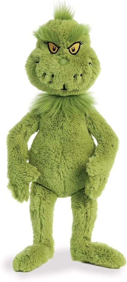 Aurora 15901 Dr. Seuss The Grinch Plush - 18" Soft Toy for All Ages