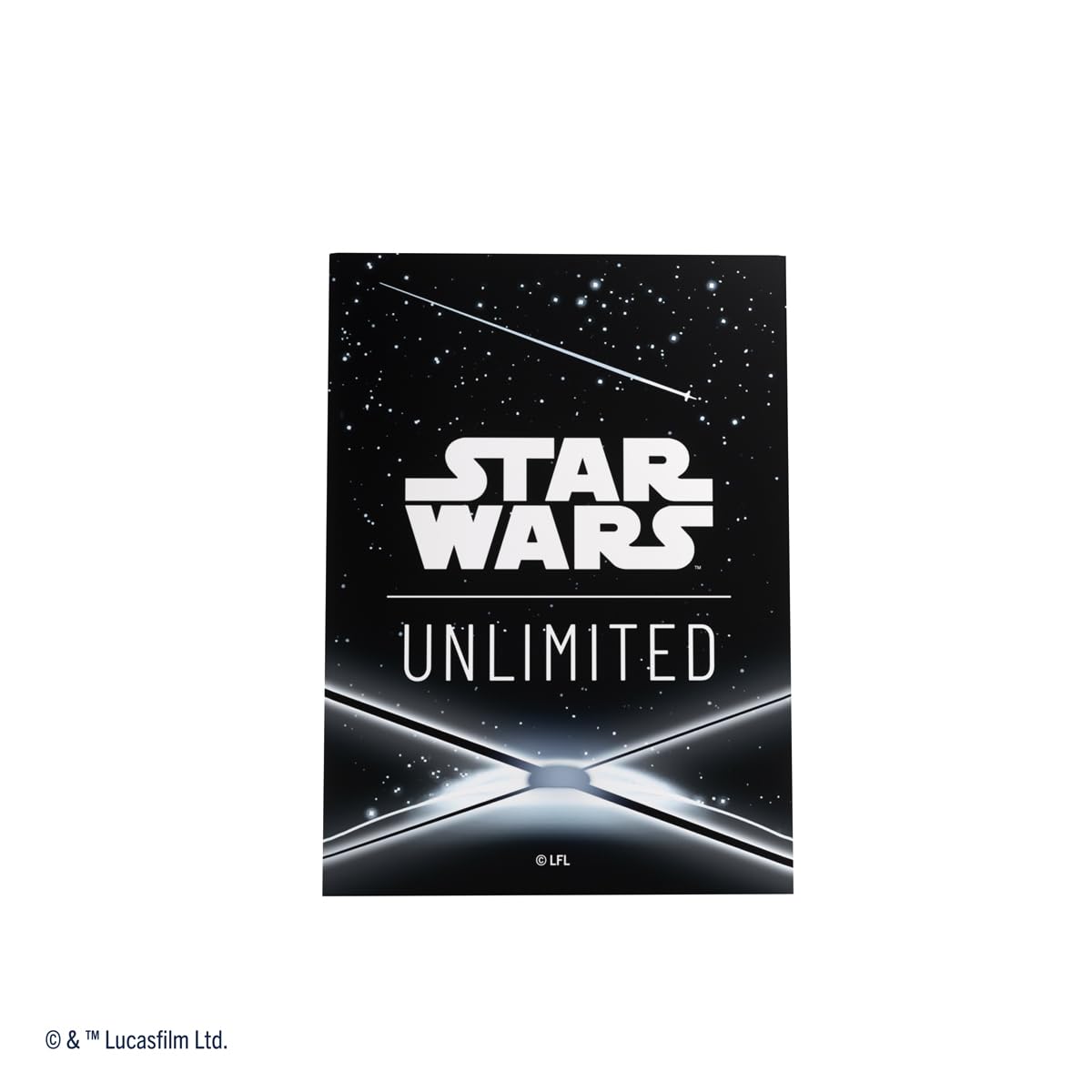 Gamegenic Star Wars: Unlimited Premium Art Sleeves - Black Card Back