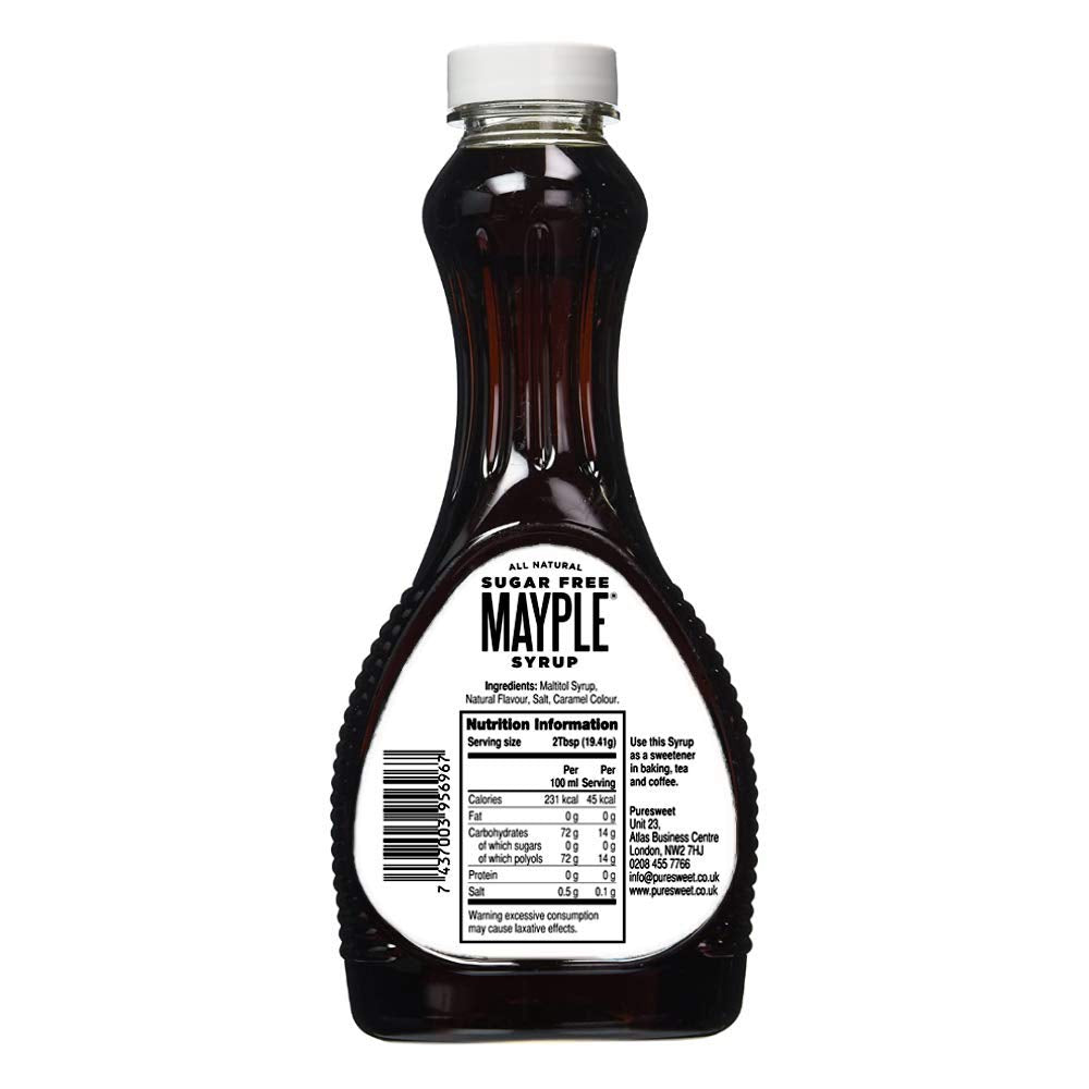 Mayple Syrup by Puresweet 355ml - Sugar-Free Natural Maple Syrup Alternative