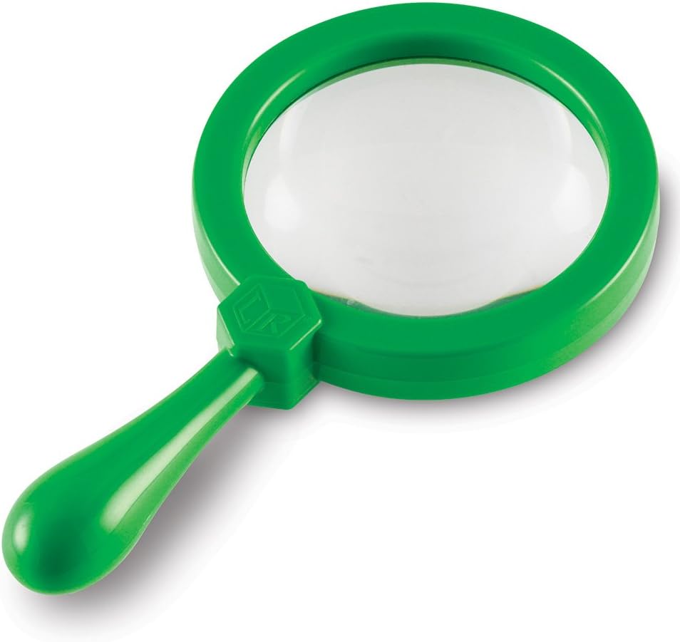 Learning Resources Jumbo Magnifiers - 4.5x Magnification Set of 6 for Kids
