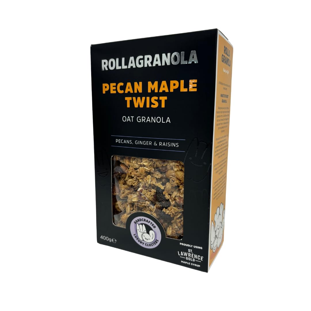 Rollagranola - Pecan Maple Twist Oat Granola - 400g