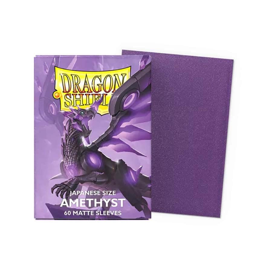 Dragon Shield Japanese Matte Amethyst Card Sleeves (60 Pack)