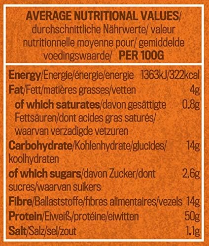 Profusion Organic Pea and Fava Protein Chunks 125g - Vegan, Gluten-Free, High Protein