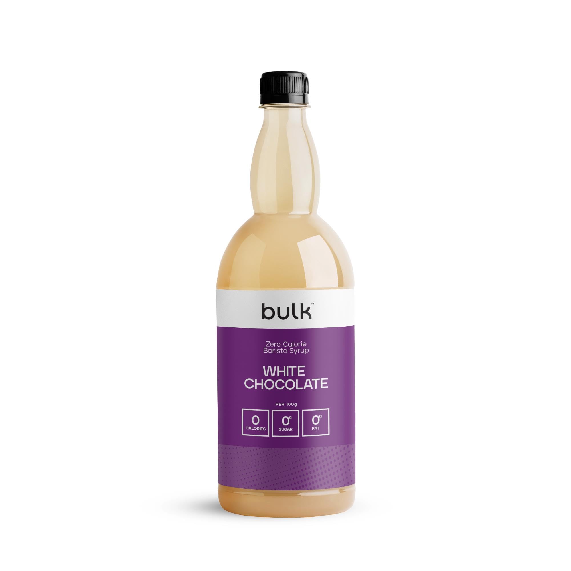 Bulk Zero Calorie Barista Syrup, White Chocolate, 1 Litre