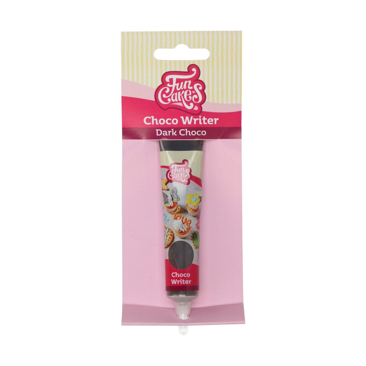FunCakes Choco Writer Dark Chocolate 25g - Chocolate Decorating Pen for Cakes, Cupcakes, Cookies