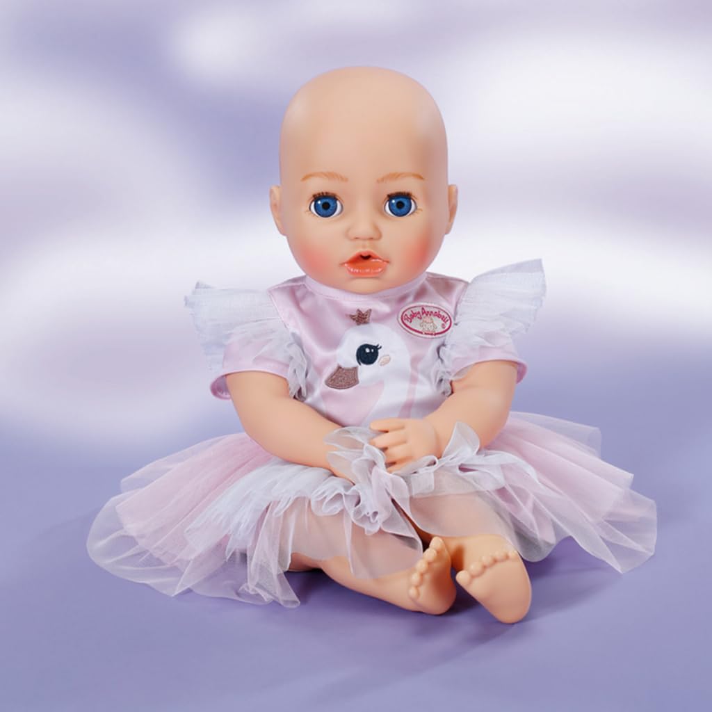 Baby Annabell Swan Dress - Adorable 43cm Doll Outfit for Imaginative Play