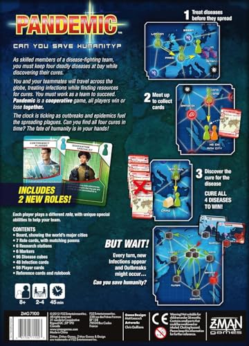 Z-Man Games Pandemic Board Game