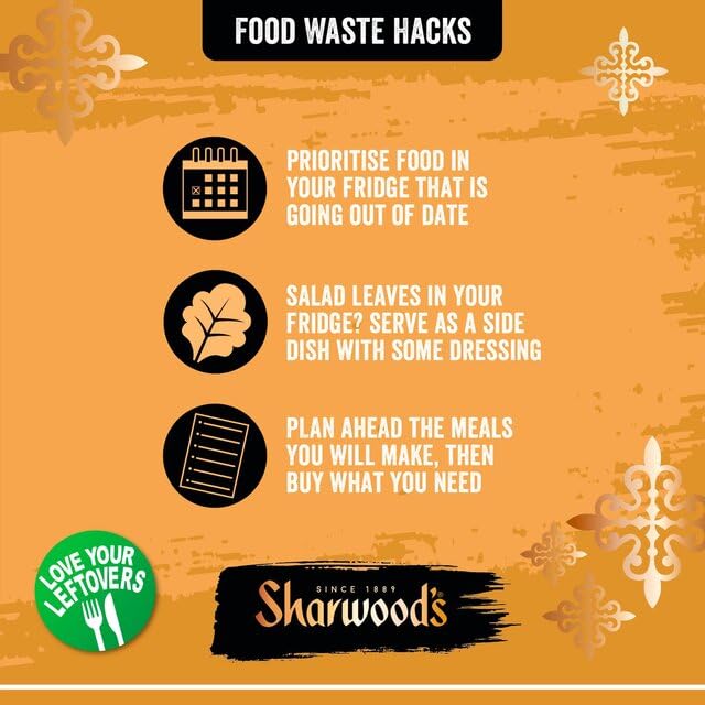 Sharwood's Indian Butter Chicken Sauce – 30% Less Fat, Creamy Tomato & Mild Cooking Sauce