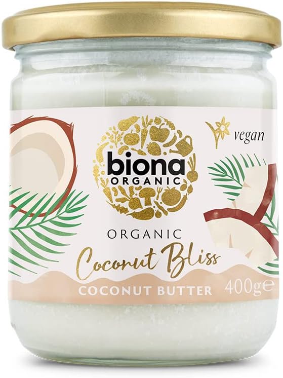 Biona Organic Coconut Bliss - 100% Organic Creamy Coconut Butter, 400g