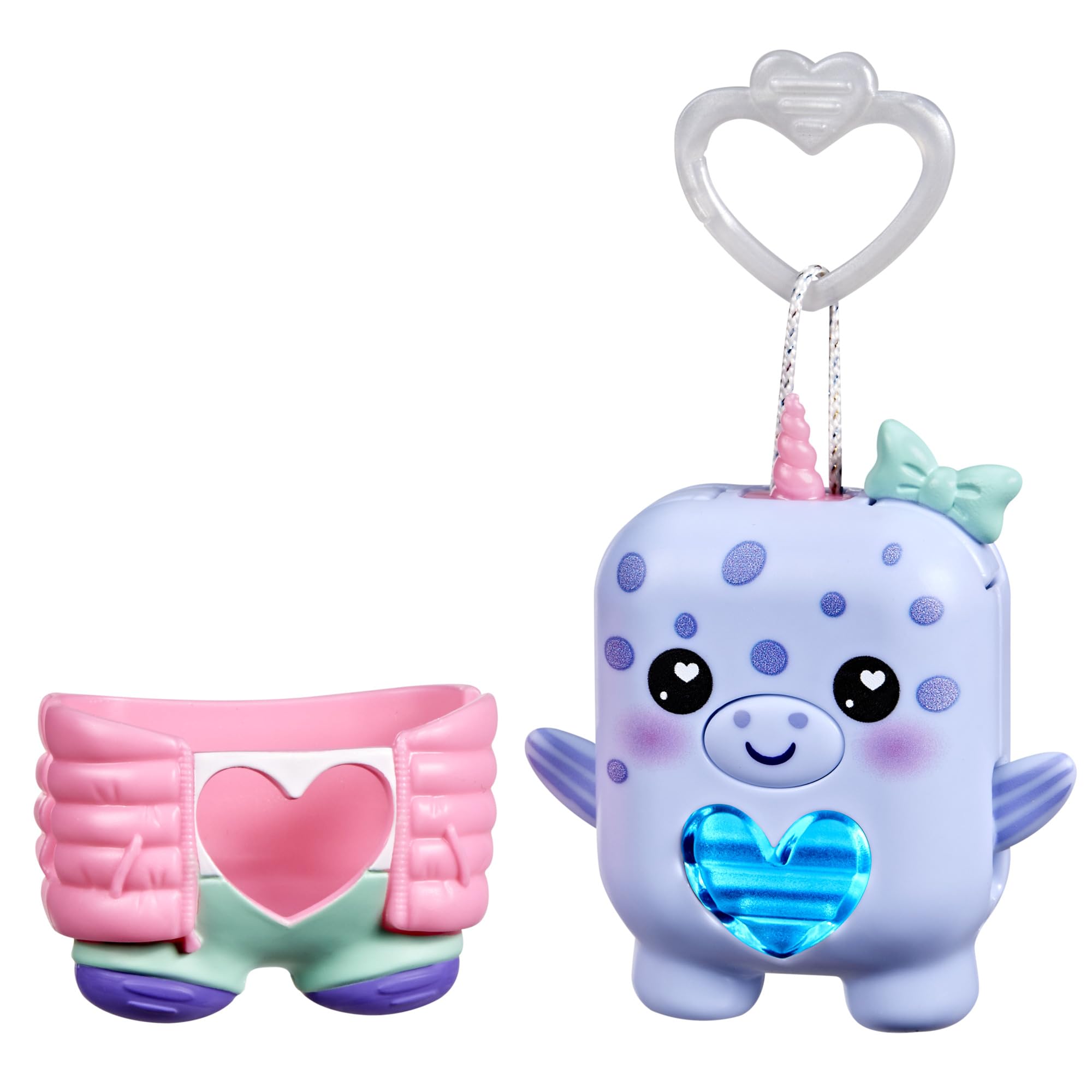 Hasbro Nano-Mals Blubby the Narwhal Electronic Fidget Pet