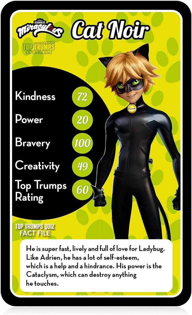 Top Trumps Miraculous Specials Card Game
