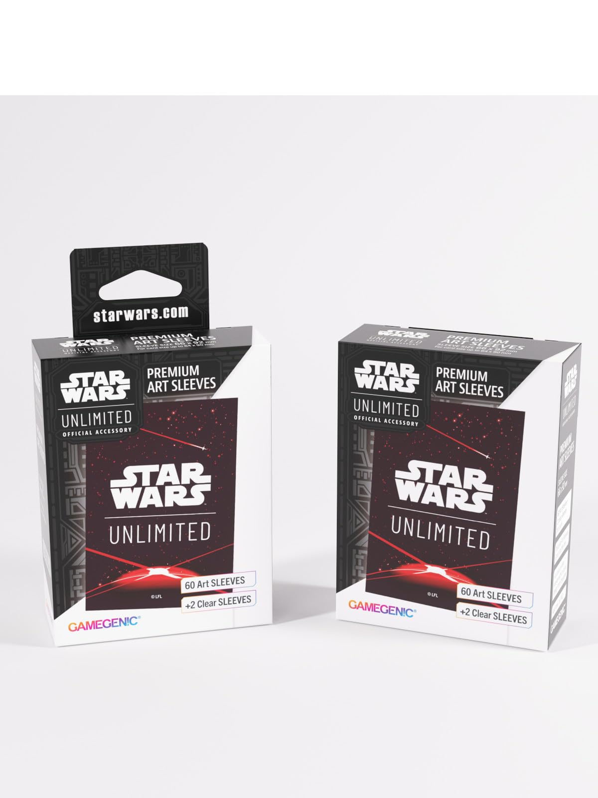 Gamegenic Star Wars: Unlimited Card Game Art Sleeves - Red Design