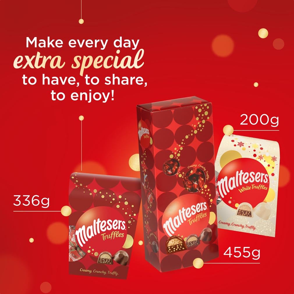 Maltesers White Chocolate Truffles Gift Box, 200g