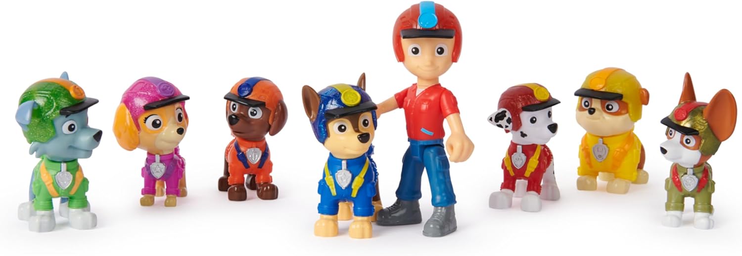 PAW Patrol: Jungle Pups Action Figures Gift Pack - 8 Collectible Figures for Kids 3+