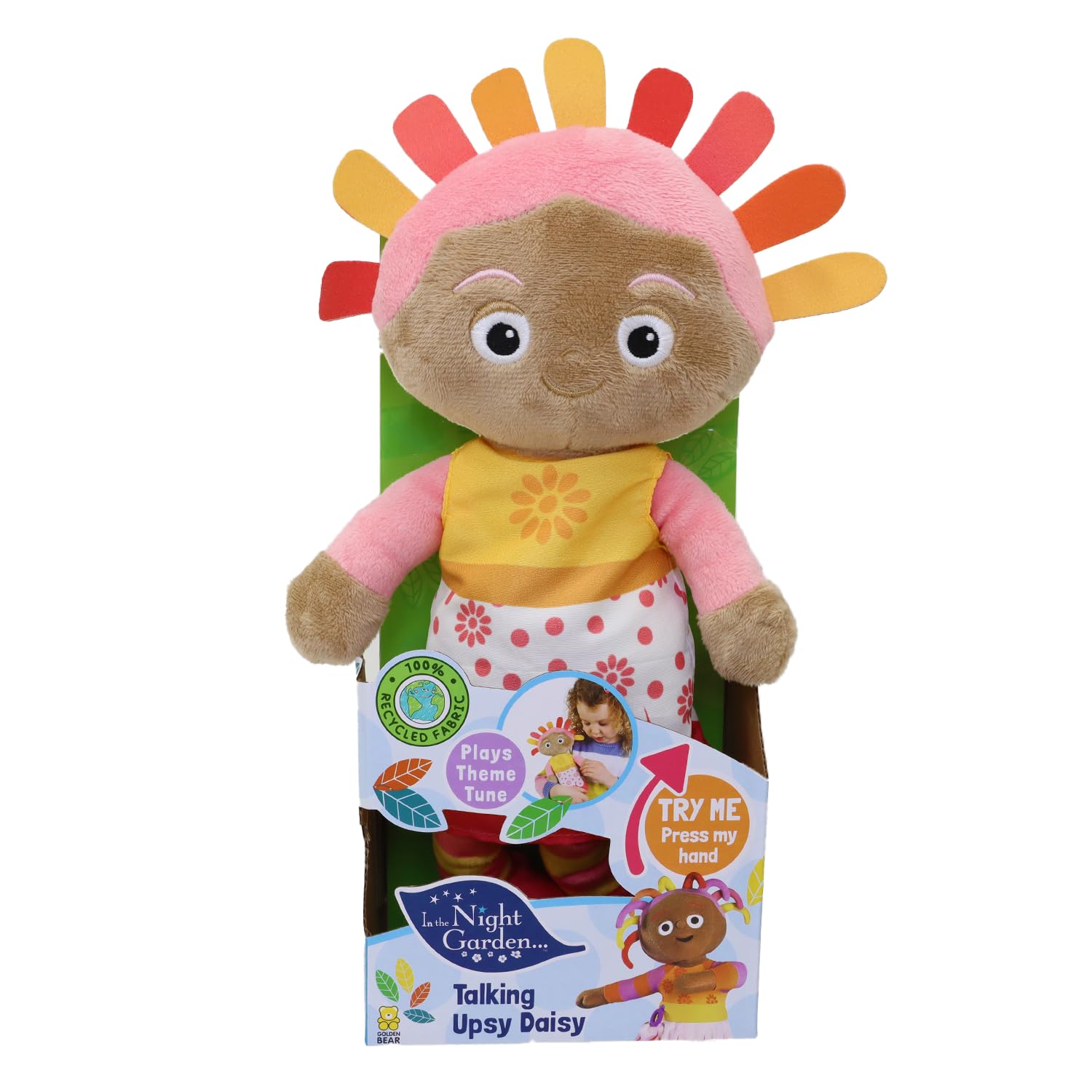 In the Night Garden Upsy Daisy Talking Plush Toy - Interactive Musical Bear for Babies & Toddlers