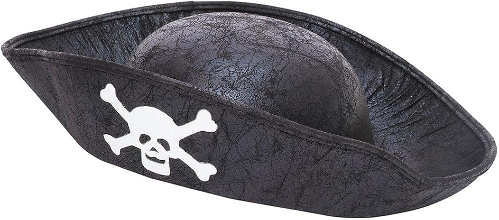 Bristol Novelty Pirate Hat Black Child's Size BH561