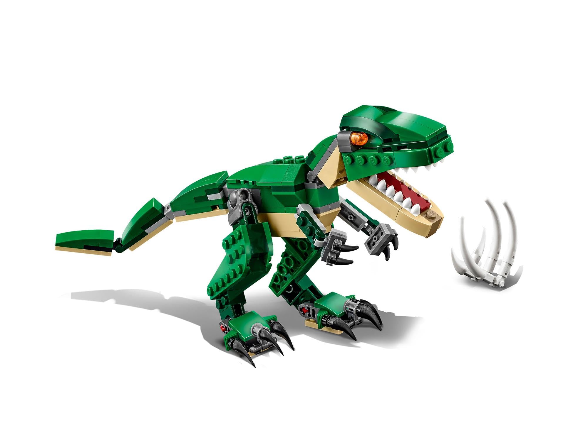 LEGO Creator Mighty Dinosaurs 3-in-1 Building Set - T-Rex, Triceratops & Pterodactyl - 174 Pieces