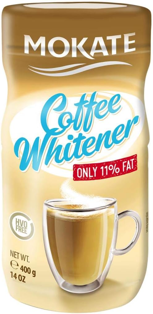 Mokate Coffee Creamer/Whitener 400g - Rich Creamy Coffee Whitener with Coconut Oil & Milk Proteins