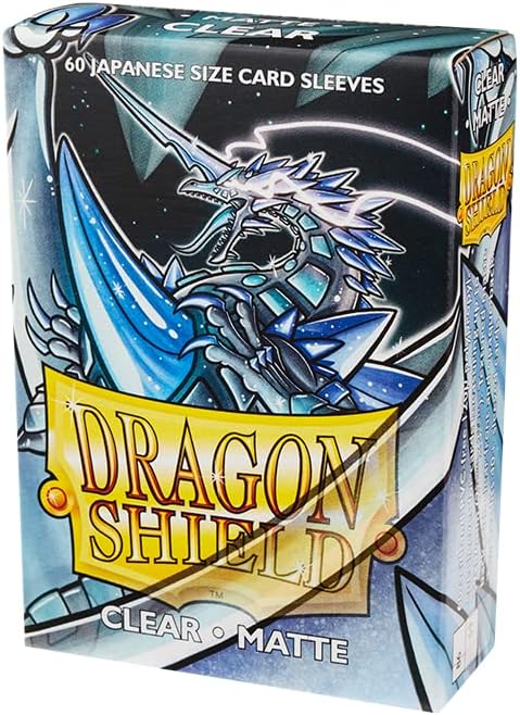 Dragon Shield Matte Japanese Clear Card Sleeves (60 Count) by Arcane Tinmen