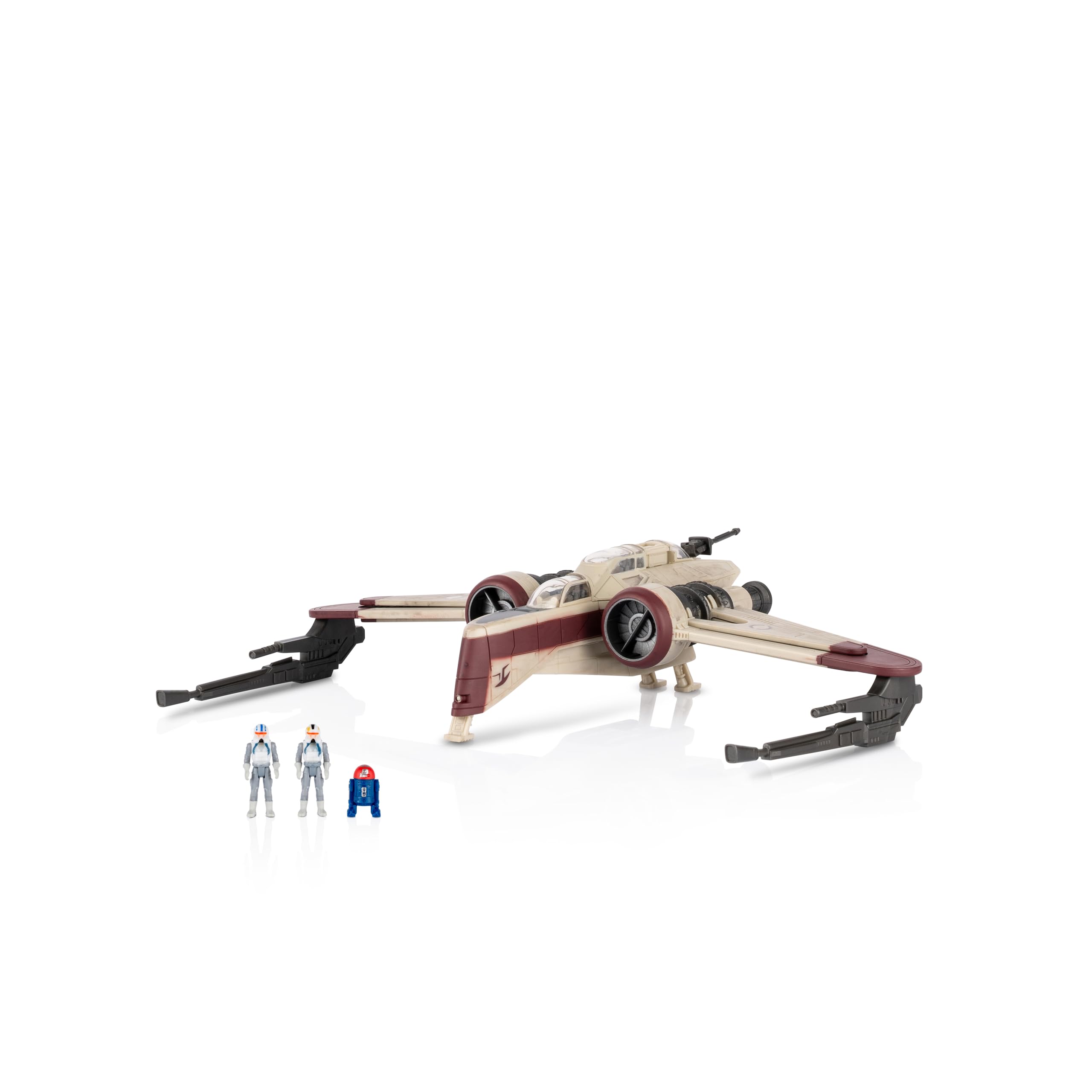 Star Wars™ Micro Galaxy Squadron ARC-170 Starfighter - 8-Inch Vehicle with 3 Micro Figures