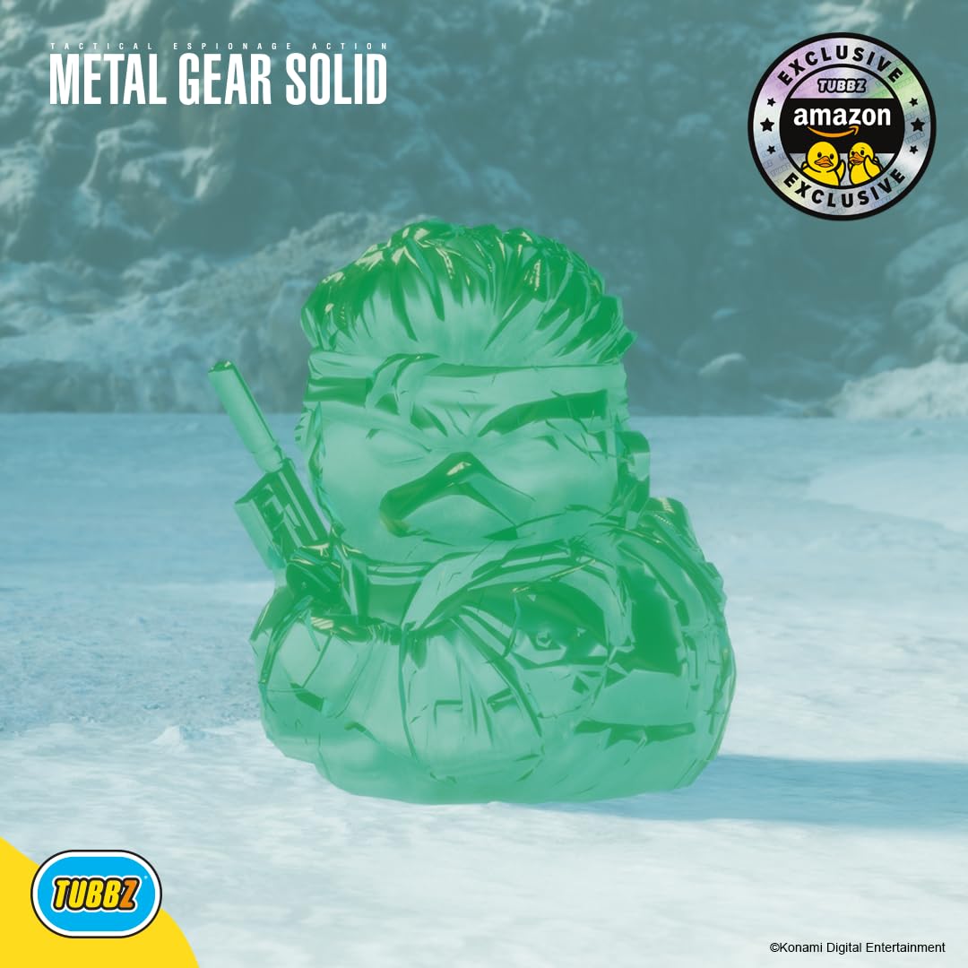 TUBBZ Metal Gear Solid - Stealth Camouflage Solid Snake Collectible Duck Figure (Amazon Exclusive)