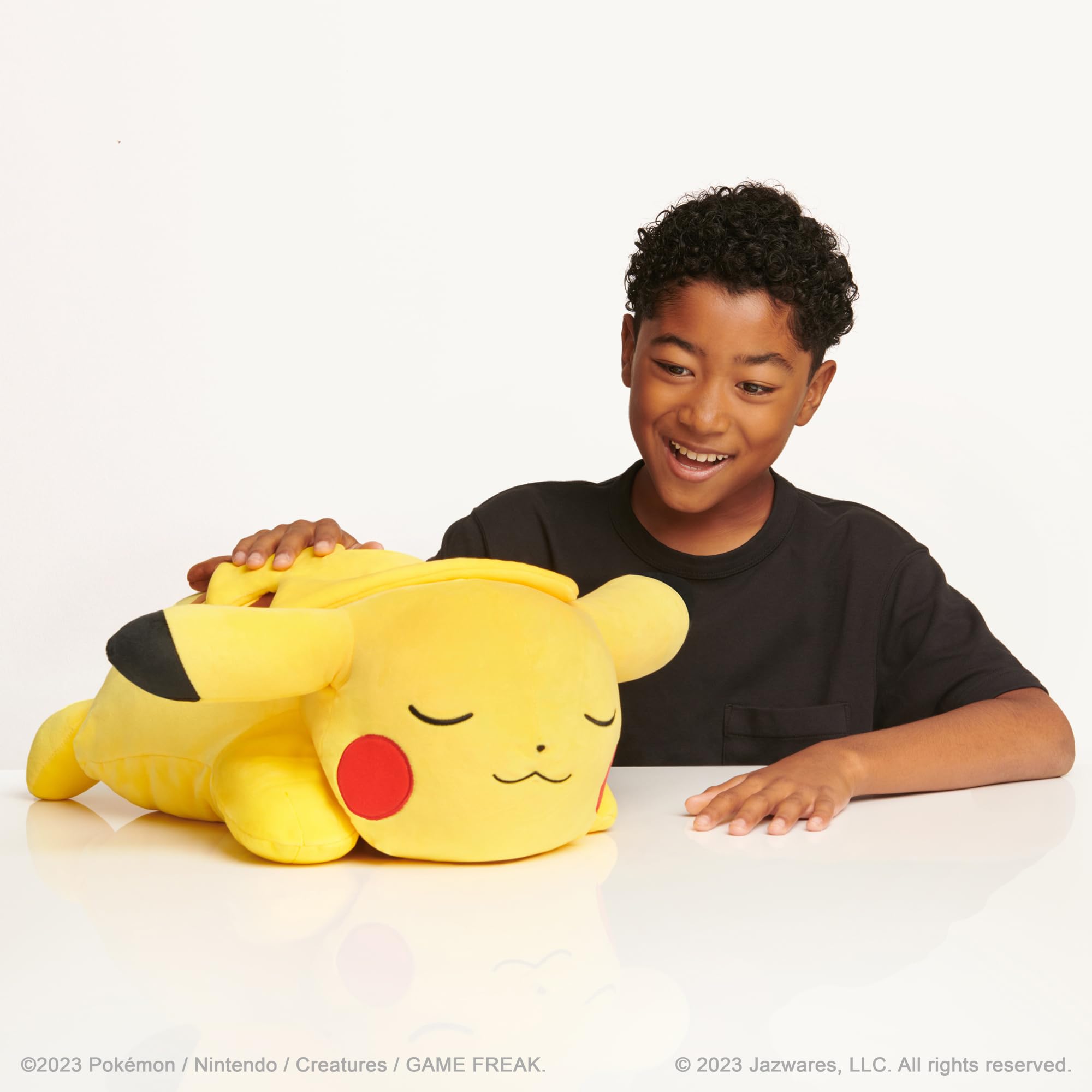 Pokémon Pikachu Sleeping Plush - 18-Inch Super Soft Plush Toy for Kids 3+