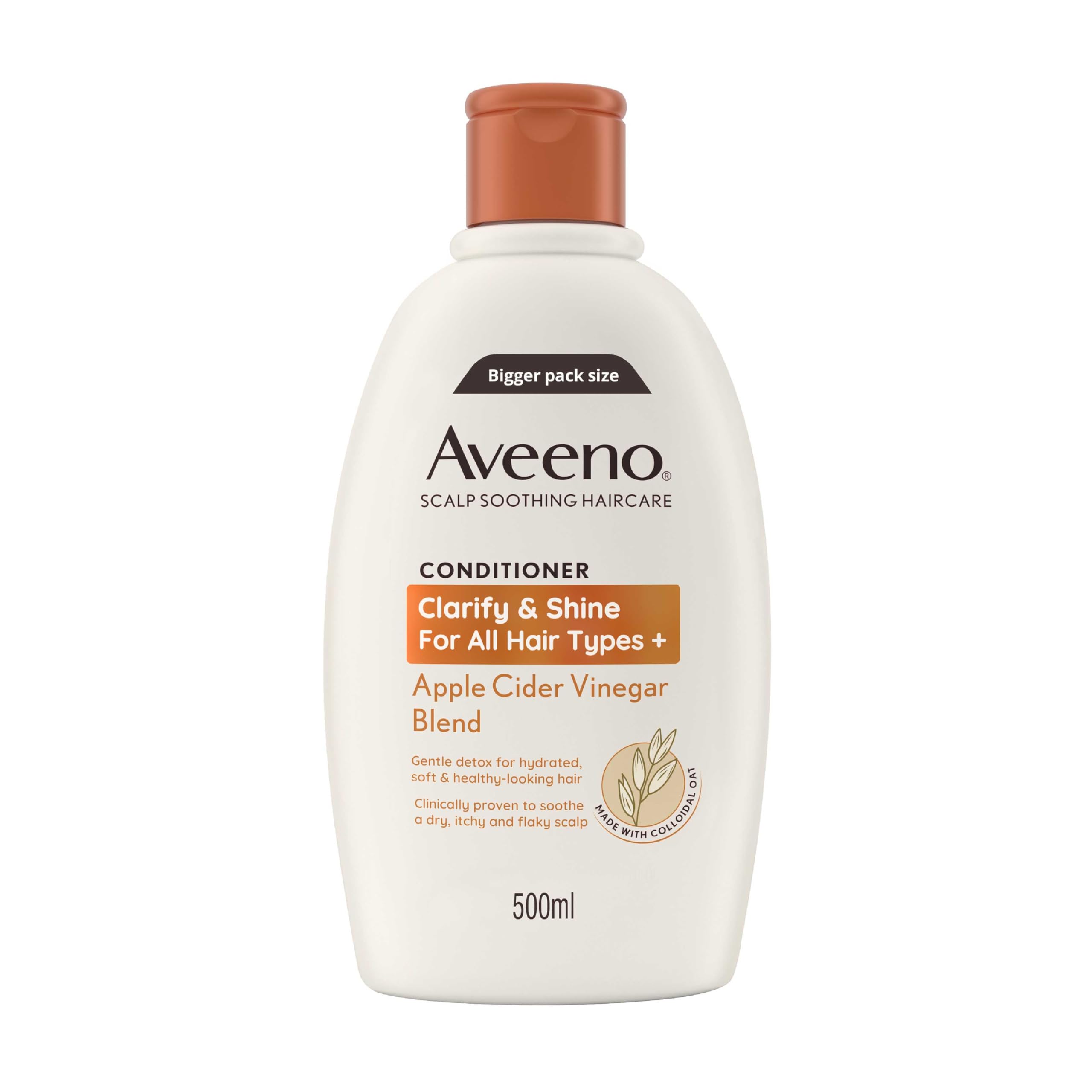 Aveeno - Apple Cider Vinegar Clarify & Shine Conditioner (500ml)