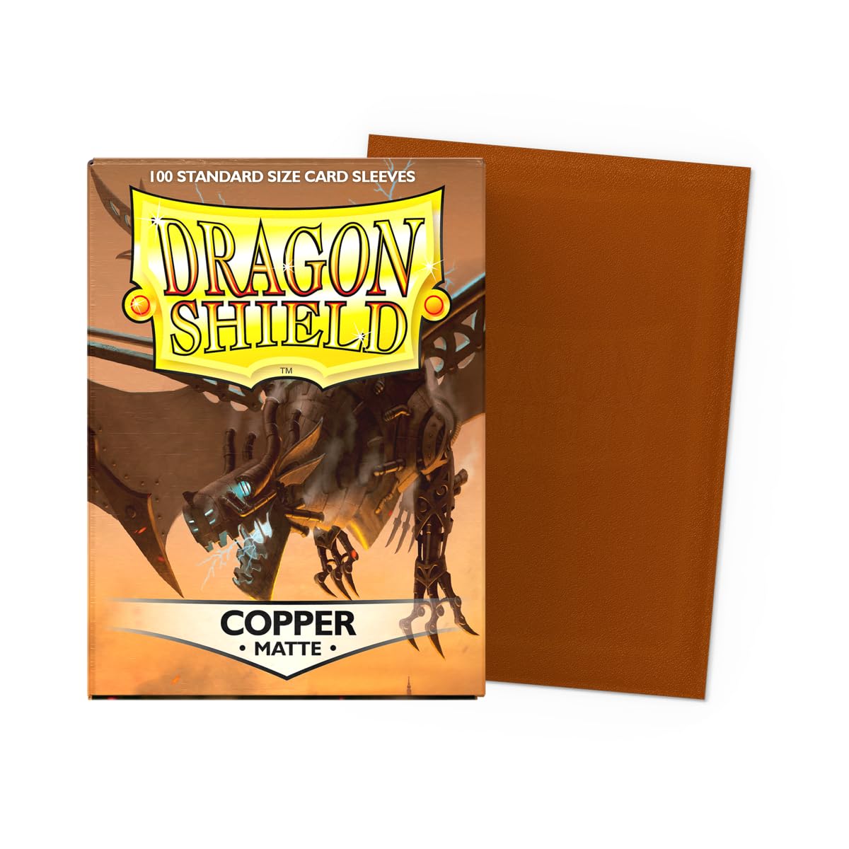 Dragon Shield Matte Copper Standard Card Sleeves (ART11016)