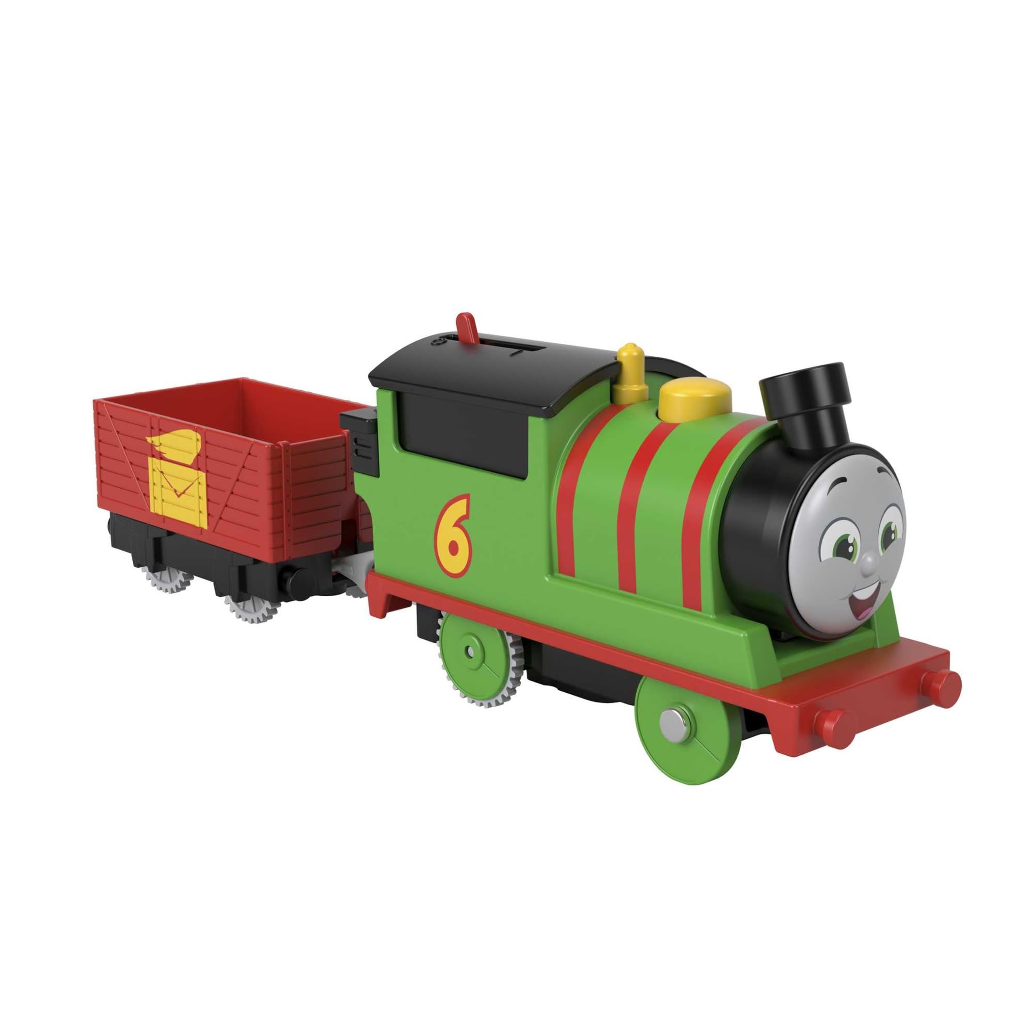 Thomas & Friends Percy Motorized Battery-Powered Train Engine with Tender - Ages 3+