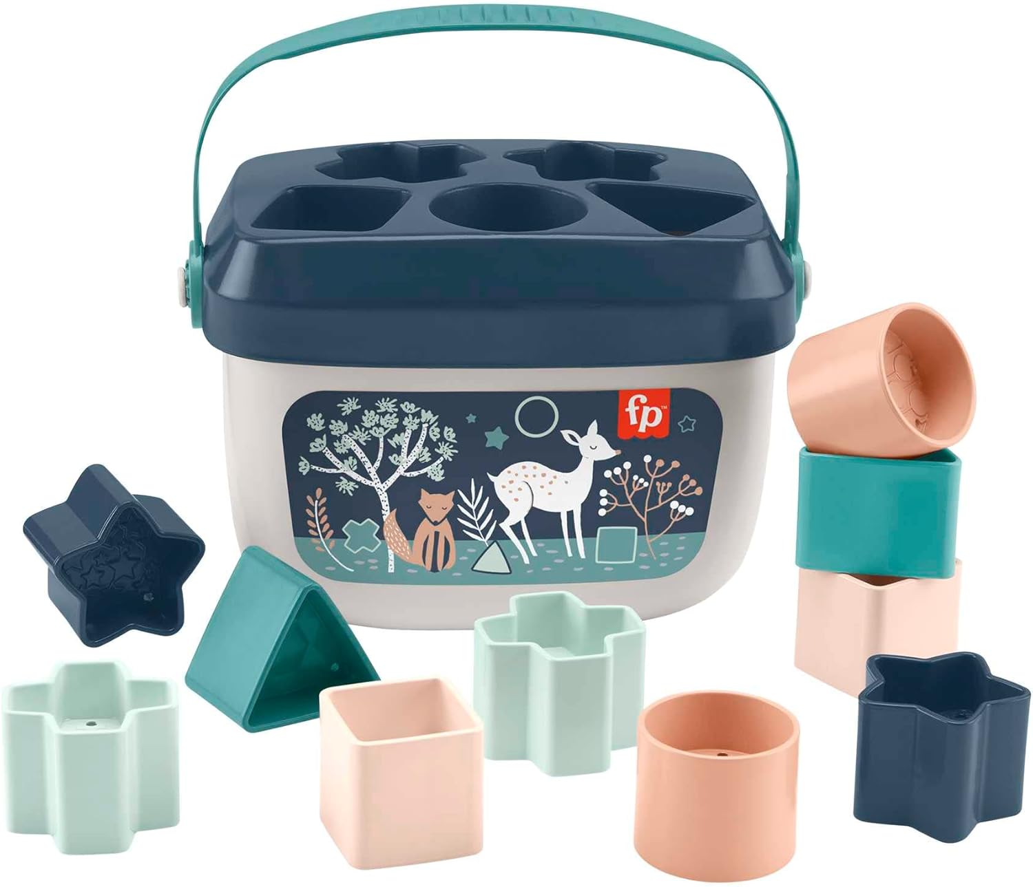 Fisher-Price Baby's First Blocks - Stack, Sort & Learn Playset for Babies 6m+