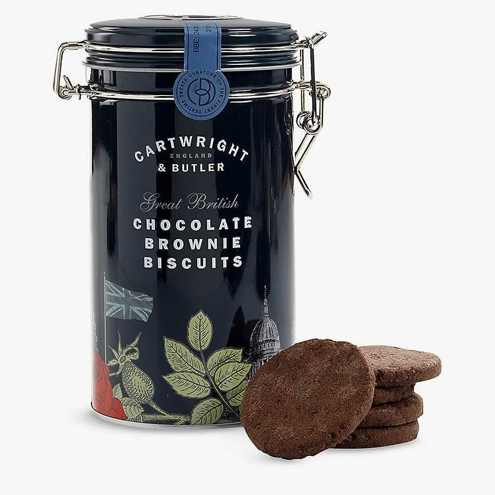 Cartwright & Butler - Great British Chocolate Brownie Biscuits in Tin