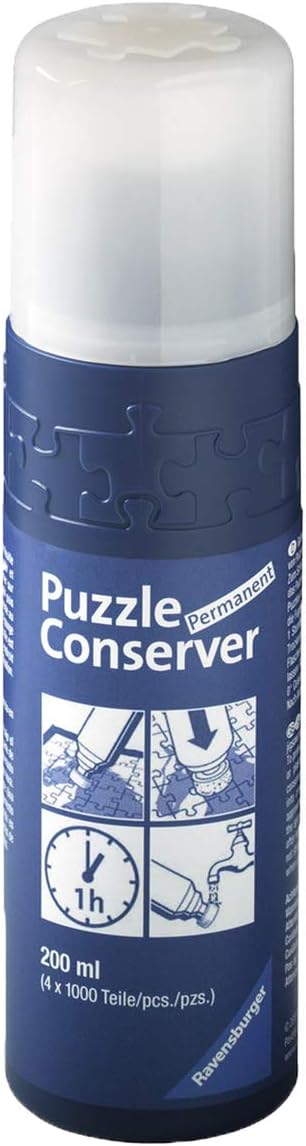 Ravensburger Puzzle Conserver for 1000-Piece Jigsaws - 200ml Adhesive for Puzzle Preservation