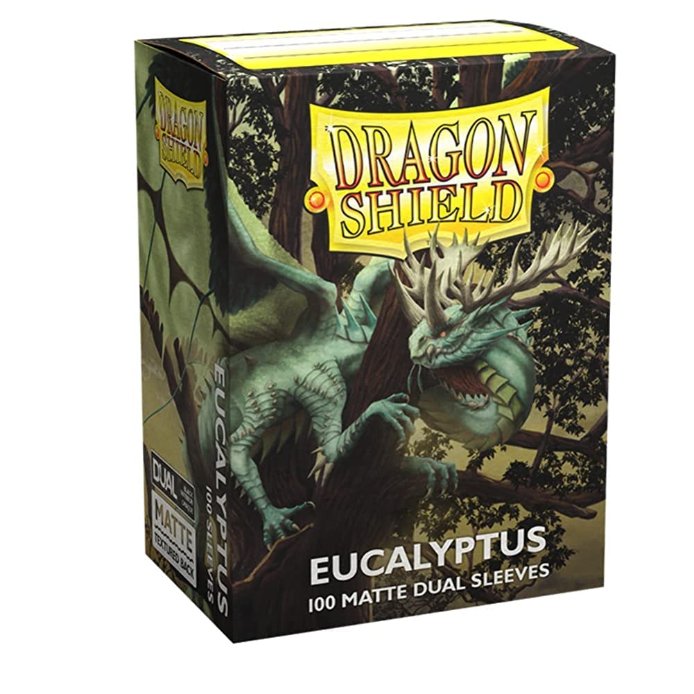 Dragon Shield Dual Matte Eucalyptus Sleeves - 100 Count Card Protection