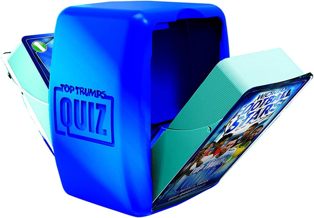Top Trumps World Football Stars Quiz Game - Blue
