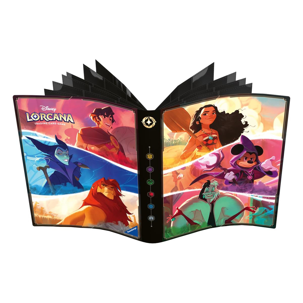 Ravensburger Disney Lorcana TCG Card Portfolio - Blue Storage for 252 Cards