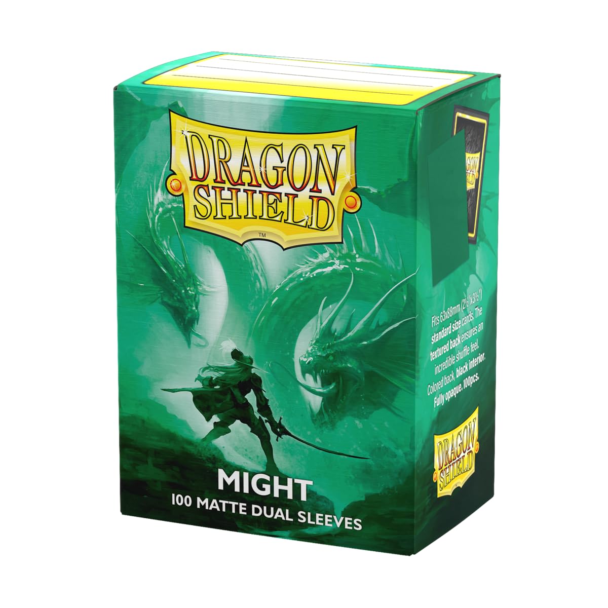 Dragon Shield Dual Matte Standard Size Sleeves 100pk - Might Green