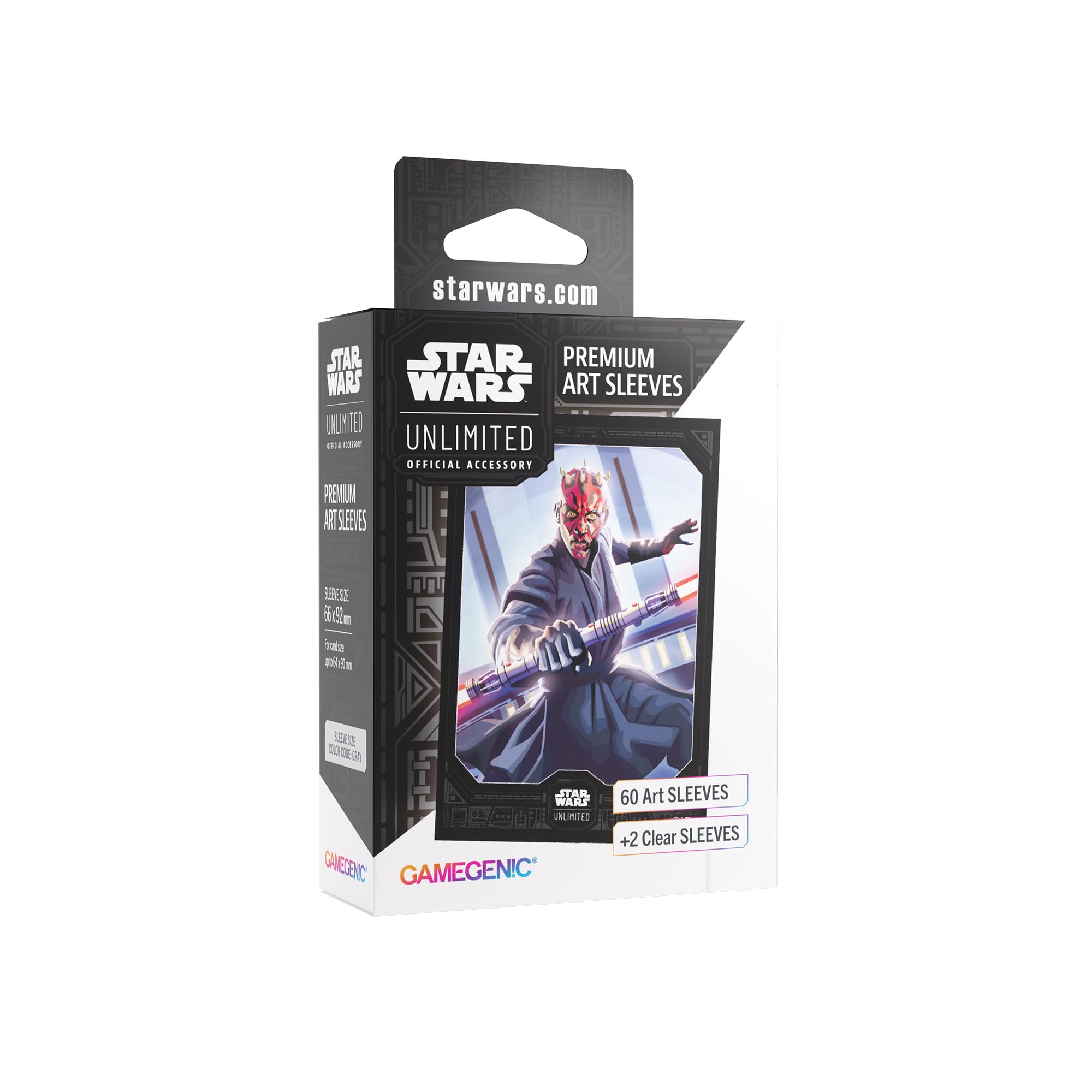 Gamegenic Star Wars: Unlimited Premium Art Sleeves Set 5 - Darth Maul (60 Sleeves)