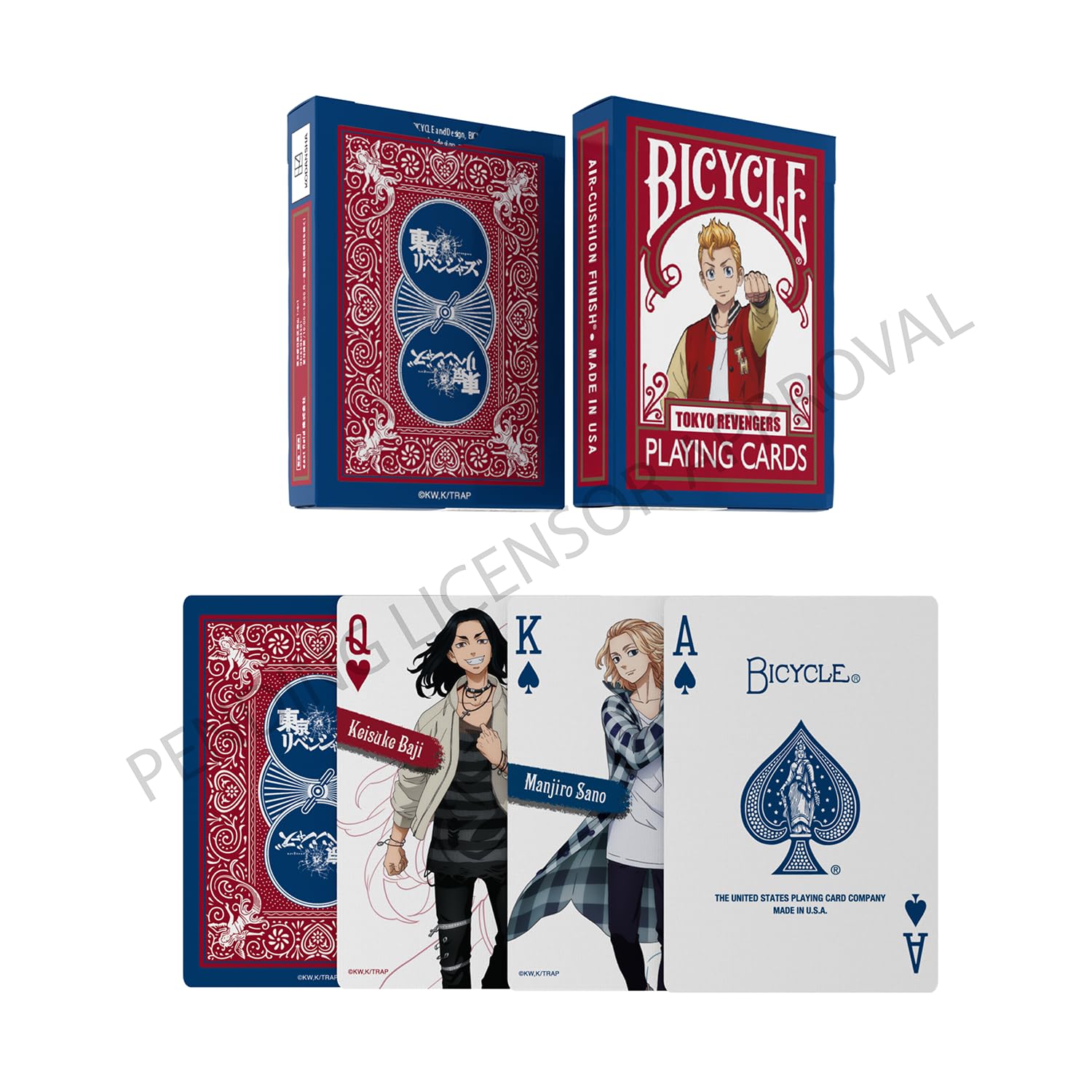 Bicycle Tokyo Revengers 54 Card Game - Manga Collector's Edition