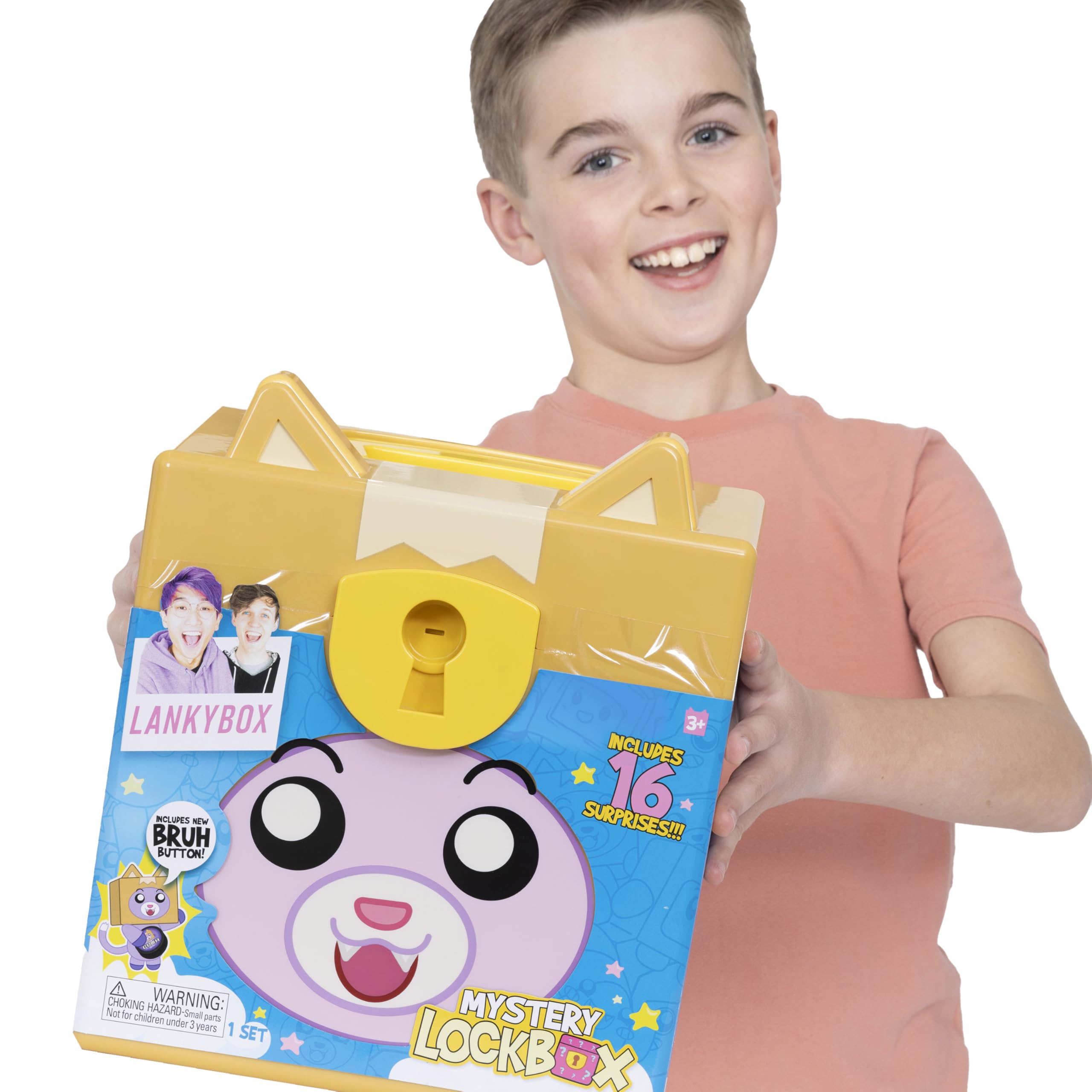 LankyBox Foxy Mystery Lock Box Interactive Unboxing Surprise Set with Exclusive Collectibles