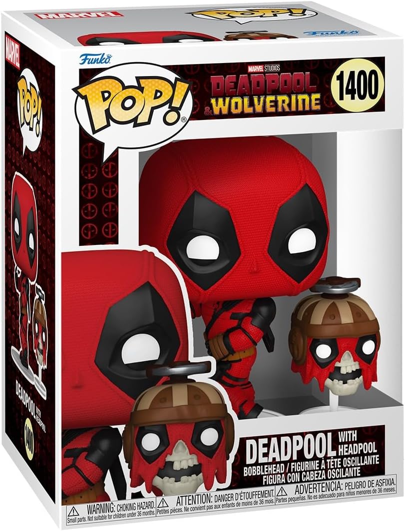 Funko Pop! Deadpool & Wolverine - Deadpool with Headpool Vinyl Figure