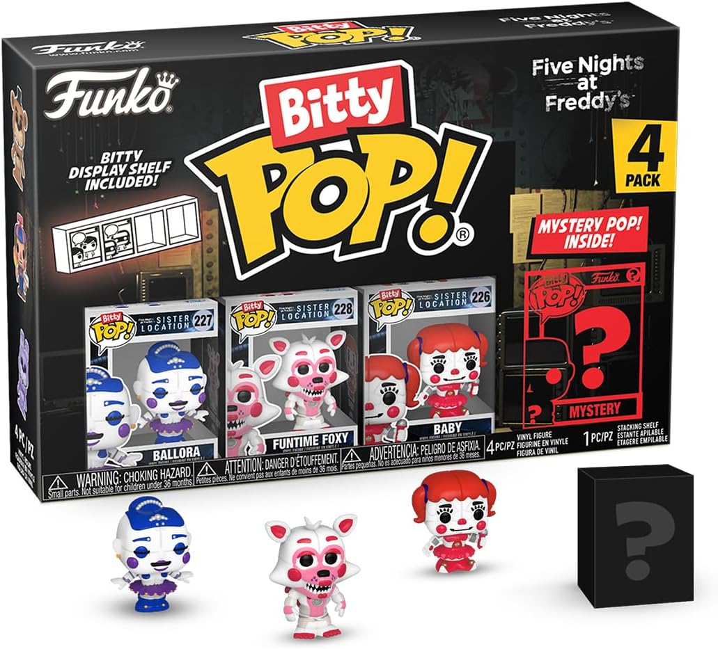Funko Bitty POP! Five Nights at Freddy's - Ballora and Mystery Mini Figure Vinyl Set