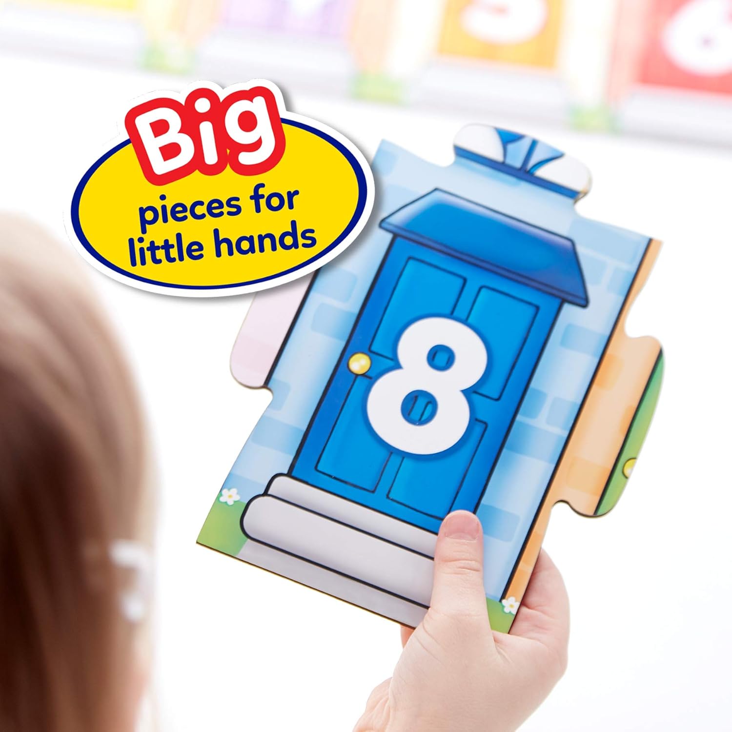 Orchard Toys Number Street Jigsaw Puzzle - 20 Piece Educational Puzzle for Toddlers