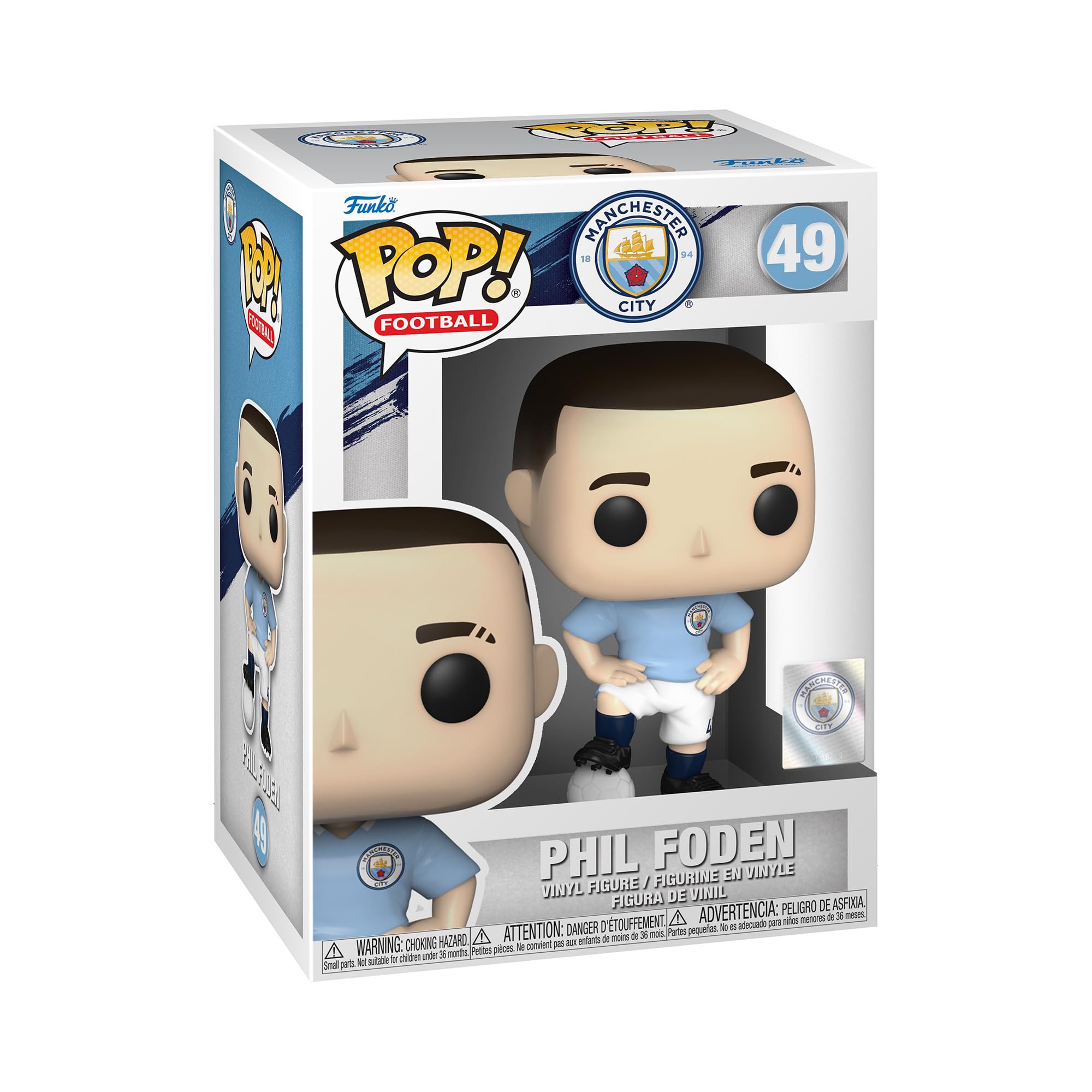 Funko Pop! Football: Phil Foden - Manchester City FC Vinyl Figure